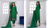 BIN HAMEED BY RANA ARTS (ANCHAL)- GREEN