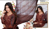 BIN HAMEED BY RANA ARTS (ANCHAL)- BROWN