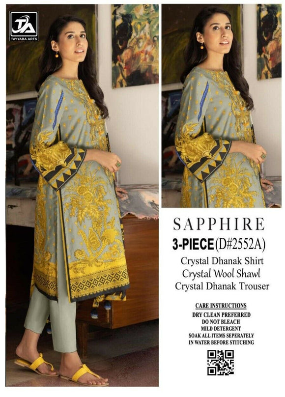 SAPPHIRE KHADDAR- GREY&GOLD