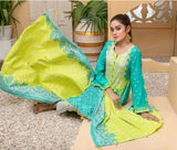 TAWAKKAL NAINA LINEN PRINT(ORIGINAL WINTER WEAR)-TURQUOISE