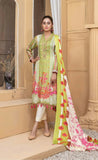 TAWAKKAL NAINA LINEN PRINT(ORIGINAL WINTER WEAR)- GREEN