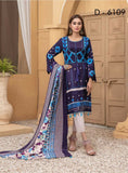 TAWAKKAL NAINA LINEN PRINT(ORIGINAL WINTER WEAR)-NAVY